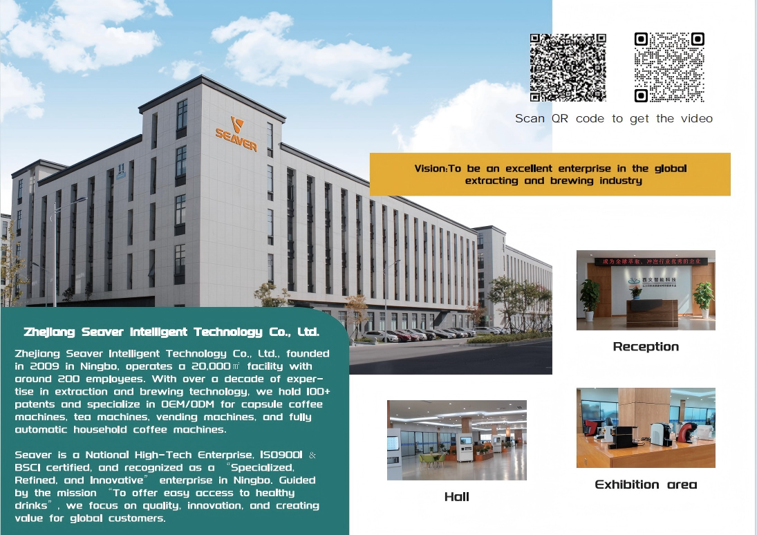 Cad a Dhéanann Zhejiang Seaver Chliste Do Monaróir Meaisín Caife Capsule Iontaofa